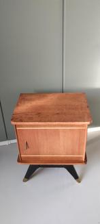 Vintage Nachtkastje, Huis en Inrichting, Tafels | Salontafels, Minder dan 50 cm, Gebruikt, 50 tot 100 cm, Eikenhout