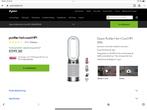Dyson Purifier Hot+Cool HP1 (Wit), Witgoed en Apparatuur, Airco's, Tafel- of Grondventilator, Minder dan 60 m³, Nieuw, 3 snelheden of meer