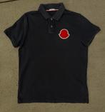 Moncler Polo Shirt - Zwart - Maat L - Authentiek, Kleding | Heren, Ophalen of Verzenden, Gedragen, Maat 52/54 (L), Zwart