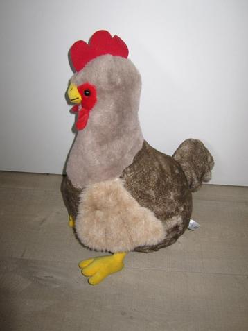 Velours knuffels kip 35 cm groot en haas 40 cm groot  beschikbaar voor biedingen