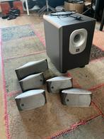 JBL subwoofer 200/230 met 5 surround boxen., Audio, Tv en Foto, Home Cinema-sets, Gebruikt, 70 watt of meer, 5.1-systeem, Overige spelers