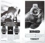 21 vintage advertenties reclames horloges 67-81 horloge Tiss, Verzenden, Gebruikt, Overige typen