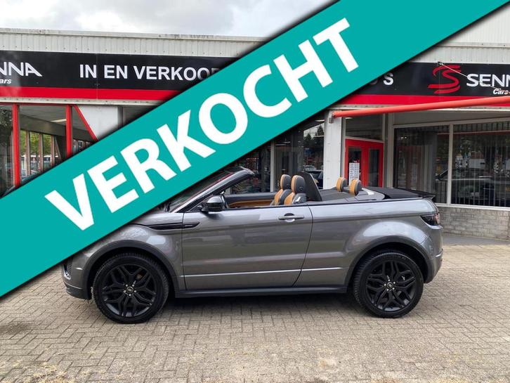 Land Rover Range Rover Evoque Cabriolet 2.0 TD4 R Dynamic, Auto's, Land Rover, Bedrijf, 4x4, ABS, Achteruitrijcamera, Airbags