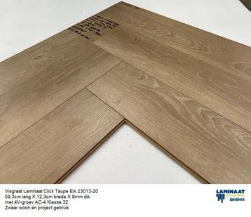 Visgraat Laminaat vloeren  4 X Kleur 8mm dik €16,95m2 in.btw beschikbaar voor biedingen