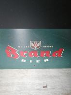OUD XL MENU KRIJT BORD BRAND BIER ZWAAR TRESPA 120X50 CM 2, Verzamelen, Ophalen, Reclamebord, Gebruikt, Brand