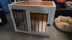 Honden bench hout en metalen spijlen, Dieren en Toebehoren, Hondenhokken, Ophalen, Zo goed als nieuw, Minder dan 75 cm, Minder dan 65 cm