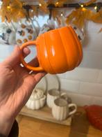 Pompoen halloween mok, Huis en Inrichting, Keuken | Servies, Ophalen of Verzenden, Zo goed als nieuw, Overige stijlen, Kop(pen) en/of Schotel(s)