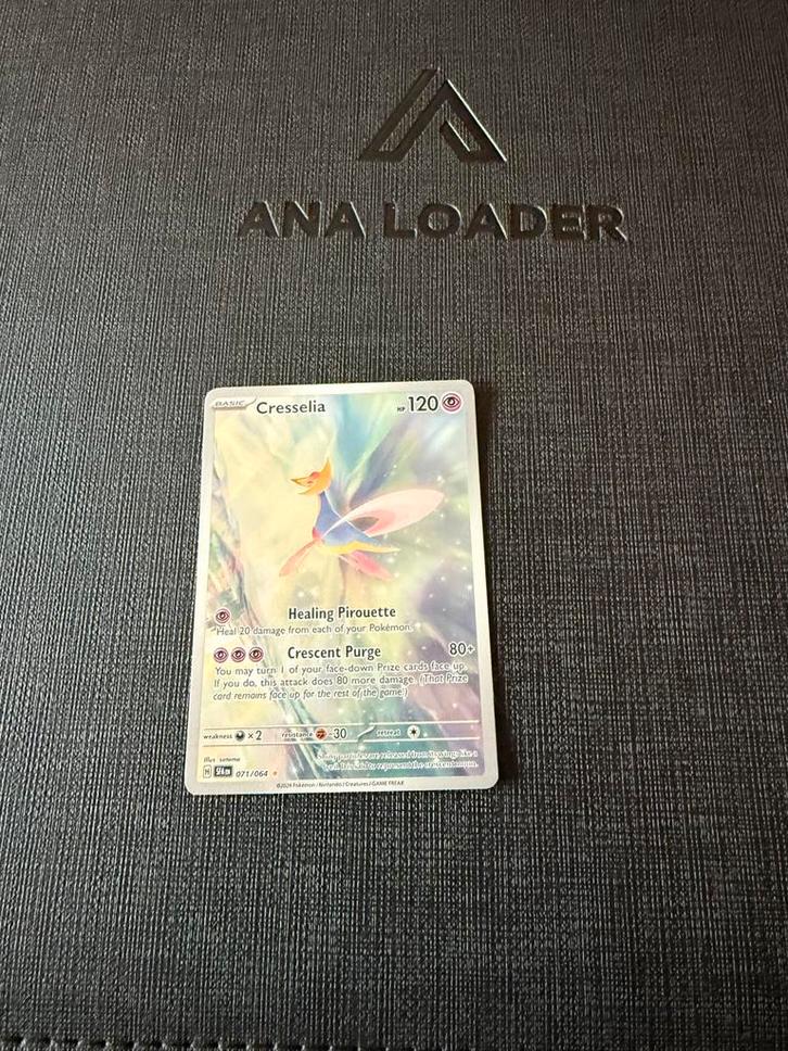 Cresselia Full Art 071/064 NM Pokémonkaart, Hobby en Vrije tijd, Verzamelkaartspellen | Pokémon, Zo goed als nieuw, Losse kaart