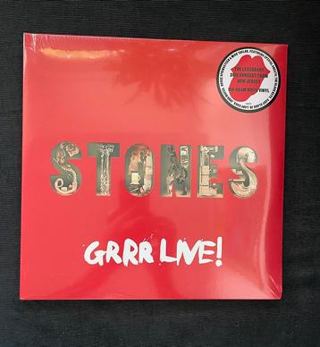 Rolling Stones - Grrr Live! - 3LP op WIT vinyl. Limited Edit beschikbaar voor biedingen