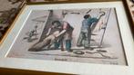 6 Reproducties van oude schoolplaten rond 1800, Ophalen of Verzenden