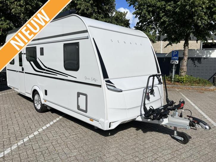 Tabbert Senara 490 TD Black Edition, Caravans en Kamperen, Caravans, Bedrijf, tot en met 4, 1250 - 1500 kg, Rondzit, Tabbert, Frans bed