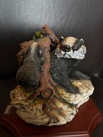 Bossons Dassen familie tafereel, Verzamelen, Beelden en Beeldjes, Ophalen, Zo goed als nieuw, Dier