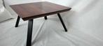 salontafel massief blad mahonie, 100 tot 150 cm, Zo goed als nieuw, Minder dan 50 cm, Rechthoekig