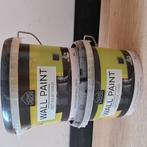 Gouden muurverf wallpaint, Doe-het-zelf en Verbouw, Verf, Beits en Lak, Minder dan 5 liter, Ophalen, Nieuw, Verf