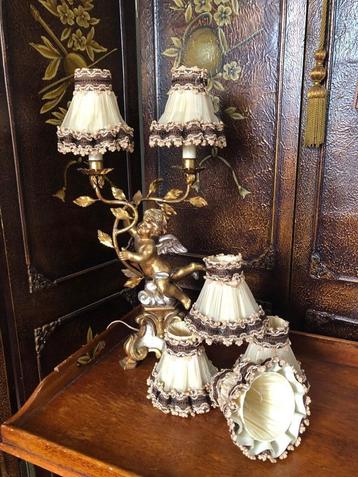 Boudoir barok lampenkapje met franjes beschikbaar voor biedingen