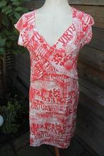 Jurk creme/ rood Studio Anneloes mt L Vaste prijs AANBIEDING, Studio Anneloes, Maat 42/44 (L), Ophalen of Verzenden, Zo goed als nieuw