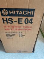 Hitachi HS-E04 Hi-Fi Luidsprekers - Nieuw in Doos, Ophalen of Verzenden, Nieuw, Minder dan 60 watt, Overige merken