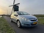 Opel Corsa 1.4-16V Benzine *airco* Bleutooth* 5 deurs, Voorwielaandrijving, Gebruikt, 4 cilinders, Blauw