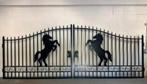 Hekwerk/Toegangspoort/Sierpoort Horse style, Tuin en Terras, Staal, 200 cm of meer, Nieuw, Ophalen of Verzenden