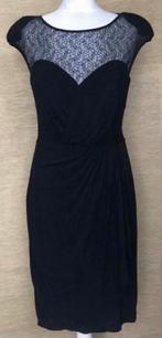 Ted Baker elegante jurk zwart mooie kant details Ted3=38, Ted Baker, Maat 38/40 (M), Onder de knie, Zo goed als nieuw