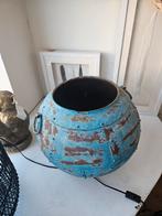 Vintage Metalen Pot met Handvatten, Ophalen of Verzenden