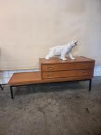 Vintage sideboard jaren 60 teak scandinavisch, Huis en Inrichting, Kasten | Dressoirs, Ophalen, ,, 50 tot 100 cm, Zo goed als nieuw