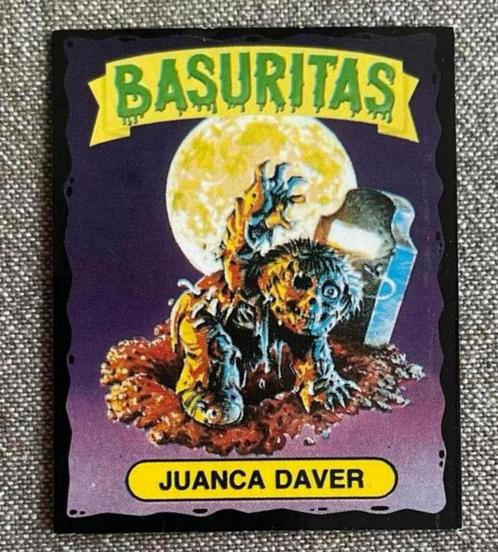Garbage Pail Kids/Basuritas 1999 | Juanca Daver #110, Hobby en Vrije tijd, Stickers en Plaatjes, Zo goed als nieuw, Sticker, Ophalen of Verzenden