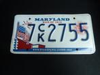 Kentekenplaat licenseplate Maryland War of 1812 USA, Verzamelen, Auto's, Gebruikt, Ophalen of Verzenden