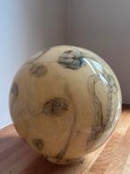 Vintage Alabaster Glazen Bol Lampenkap - 14cm Gat, Huis en Inrichting, Ophalen, Rond, Zo goed als nieuw, Crème