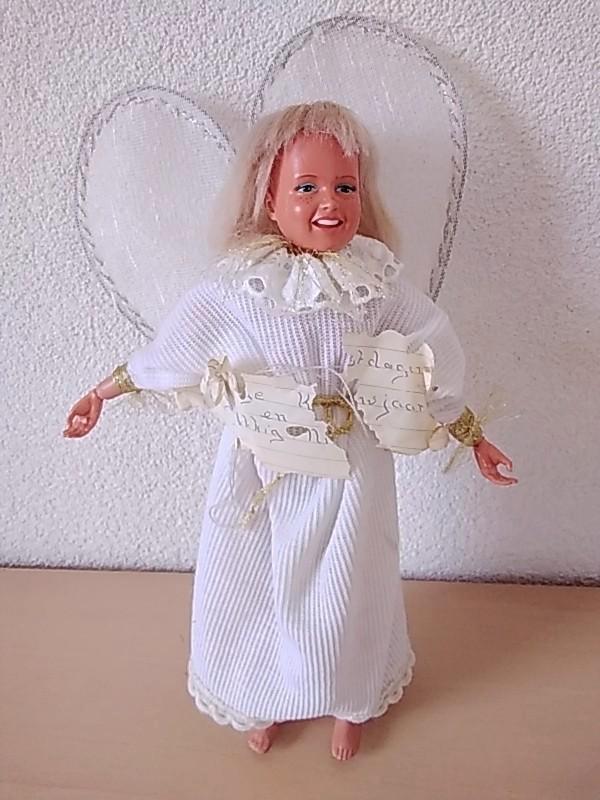 Dusty als Kerstengel., Verzamelen, Poppen, Gebruikt, Pop, Ophalen of Verzenden