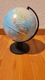 Mini wereldbol 24 cm hoog ideaal voor op bureau, Ophalen of Verzenden, Zo goed als nieuw