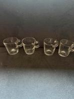 4 Nespresso espresso glazen, Huis en Inrichting, Keuken | Servies, Ophalen of Verzenden, Glas, Overige stijlen, Glas of Glazen