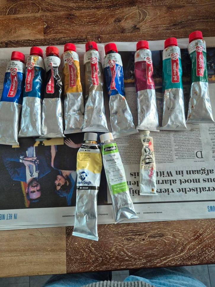Talens olie verf, Hobby en Vrije tijd, Schilderen, Ophalen