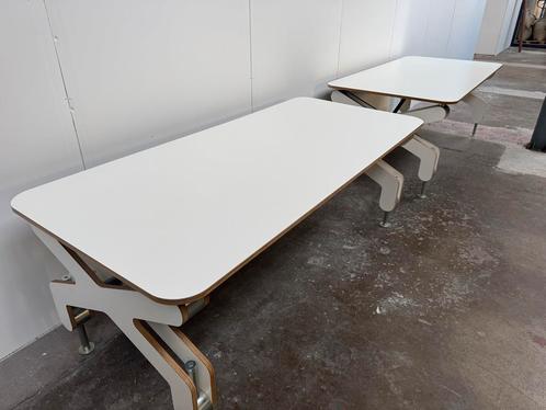 2x Xcetera Westra tafel, Huis en Inrichting, Tafels | Eettafels, Zo goed als nieuw, 50 tot 100 cm, 200 cm of meer, Vijf personen of meer