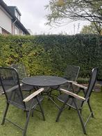 Tuitafel met stoelen, Tuin en Terras, Tuinsets en Loungesets, Ophalen, Gebruikt