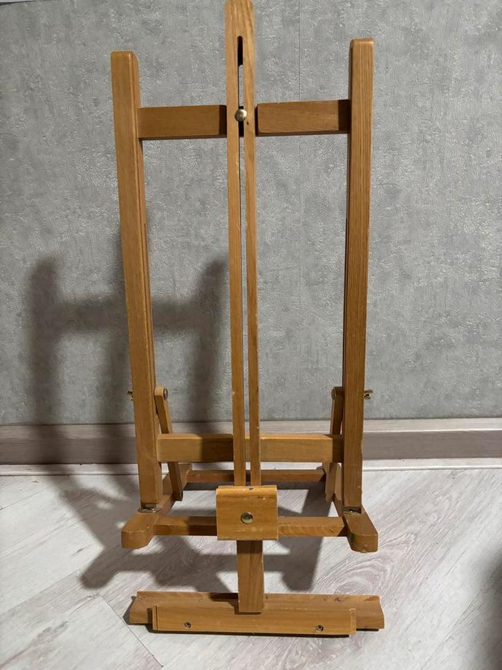 Houten Ezel - Perfect voor Kunstenaars!, Hobby en Vrije tijd, Schilderen, Gebruikt, Ezel, Ophalen