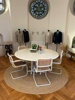 Massief houten ronde tafel - showroommodel, Huis en Inrichting, Tafels | Eettafels, Ophalen of Verzenden