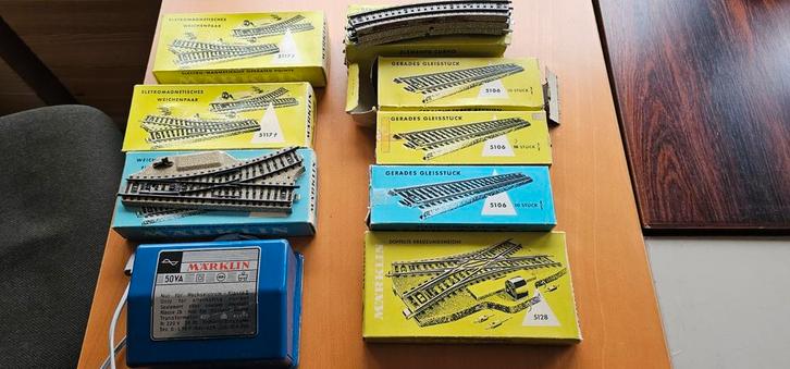 Märklin Trafo + Rails - Vintage!, Hobby en Vrije tijd, Modeltreinen | H0, Ophalen of Verzenden