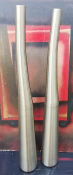 Vaas. Solifleur. RVS design vaas. 60 cm., Overige materialen, Zo goed als nieuw, 50 tot 75 cm, Ophalen