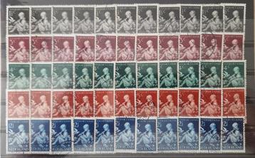 NVPH 313-317 gestempeld (11x). Kinderzegels 1938. beschikbaar voor biedingen