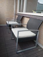 Balkon tuin setje, Ophalen, Zo goed als nieuw, 2 zitplaatsen