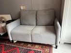 Grijze 2-zitsbank, Huis en Inrichting, Ophalen, Gebruikt, Tweepersoons, 75 tot 100 cm