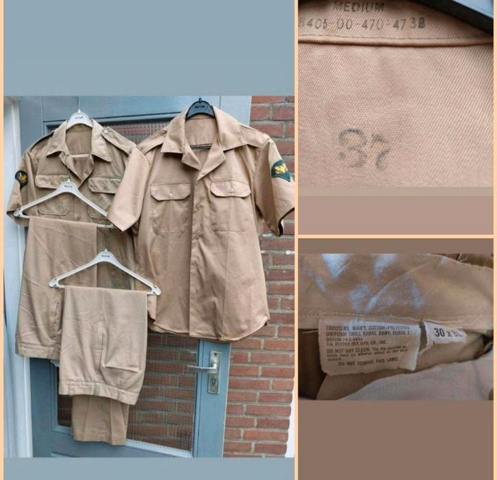 Legerkleding. Vintage. Carnaval/Verkleedspullen, Verzamelen, Militaria | Algemeen, Landmacht, Kleding of Schoenen, Nederland, Ophalen of Verzenden