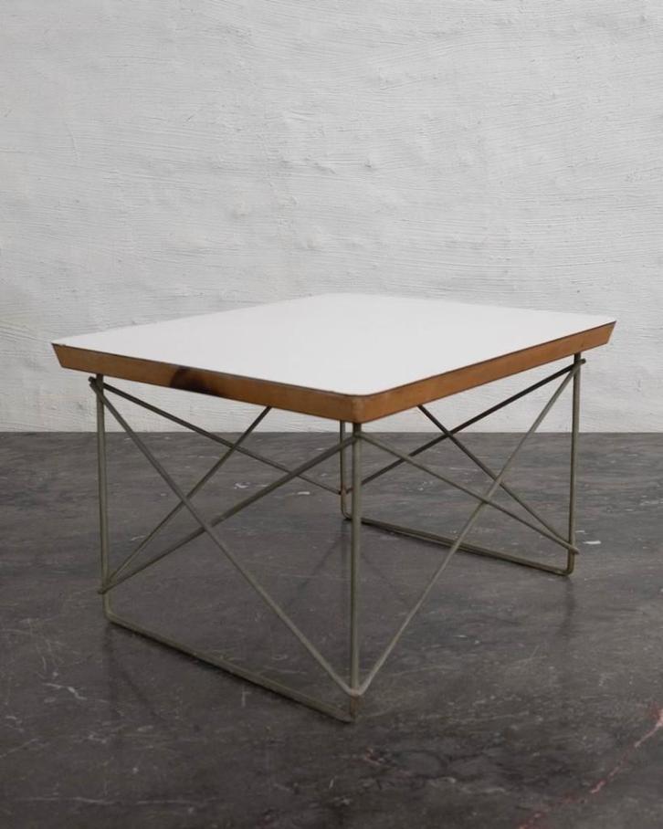 LTR origineel-ongerestaureerd Herman Miller x Eames Vitra, Huis en Inrichting, Tafels | Sidetables, 25 tot 50 cm, Rechthoekig