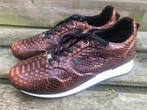 FRED DE LA BRETONIERE sneakers crocoprint maat 42, Kleding | Dames, Bruin, Ophalen of Verzenden, Sneakers of Gympen, Zo goed als nieuw