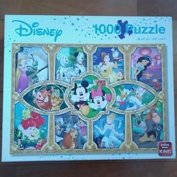 puzzel KING, Disney, 1000 st (mist 1 stukje, zie foto) beschikbaar voor biedingen