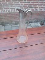 Glazen Karaf met sierlijke Details, Antiek en Kunst, Antiek | Glas en Kristal, Ophalen of Verzenden