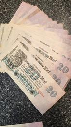 Oude Duitse Bankbiljetten - 20 Millionen Mark, Postzegels en Munten, Munten en Bankbiljetten | Verzamelingen, Ophalen of Verzenden