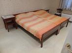 Bedden met nachtkastjes. 1.90 lang, 1.15 breed (x2), Antiek en Kunst, Ophalen of Verzenden