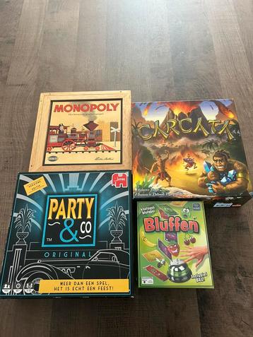 Verschillende spellen beschikbaar voor biedingen